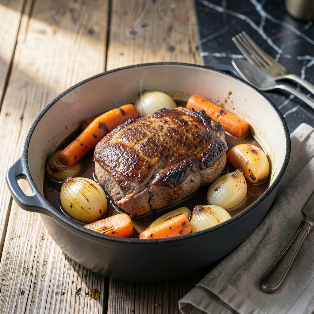 Pot Roast Recipe Dutch Oven: Fall-Off-The-Bone Tender with Rich Gravy Pot Roast Recipe Dutch Oven: Fall-Off-The-Bone Tender with Rich Gravy