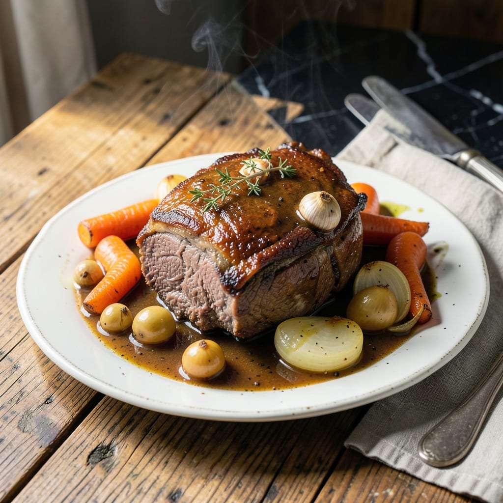 Pot Roast Recipe Slow Cooker High: Fall-Off-The-Bone Beef With Root Vegetables