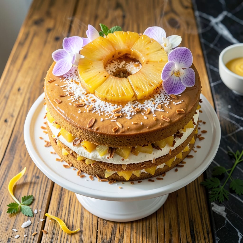 Pina Colada Cake Recipe With Coconut Milk: Tropical Layers With Rum-Infused Frosting Pina Colada Cake Recipe With Coconut Milk: Tropical Layers With Rum-Infused Frosting