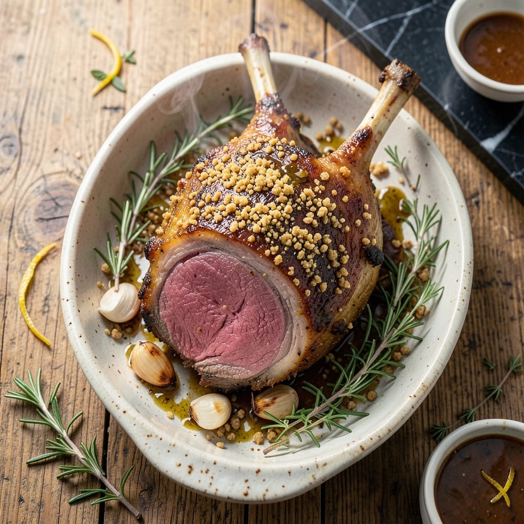 BBQ Lamb Rack Recipe Oven: Herb-Crusted Rack With Caramelized Glaze BBQ Lamb Rack Recipe Oven: Herb-Crusted Rack With Caramelized Glaze