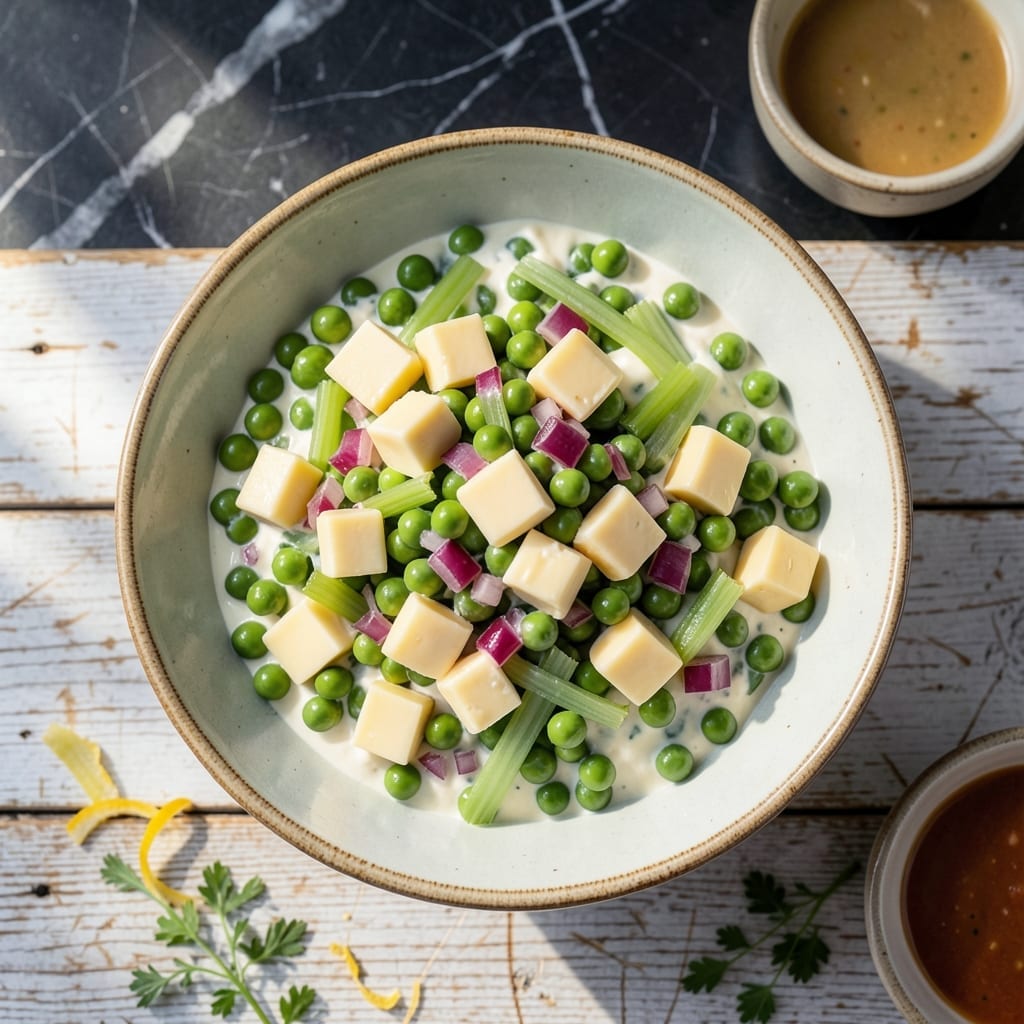 Old Fashioned Pea Salad Recipe With Canned Peas: Retro Picnic Favorite With Crunch