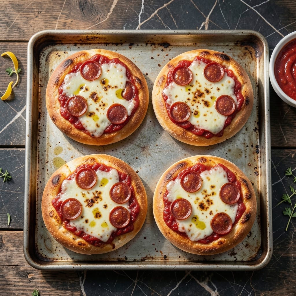 Pizza Bagel Recipe Oven: Cheesy Toppings on Golden Crust