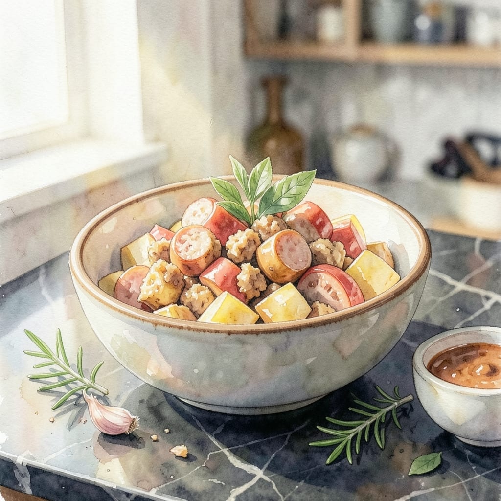 Recipe Ground Sausage: Savory Breakfast Hash in One Pan Recipe Ground Sausage: Savory Breakfast Hash in One Pan