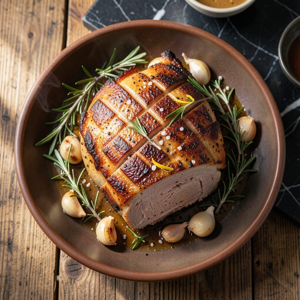 Pork Roast With Crackling Recipe UK: Golden Crust and Juicy Meat