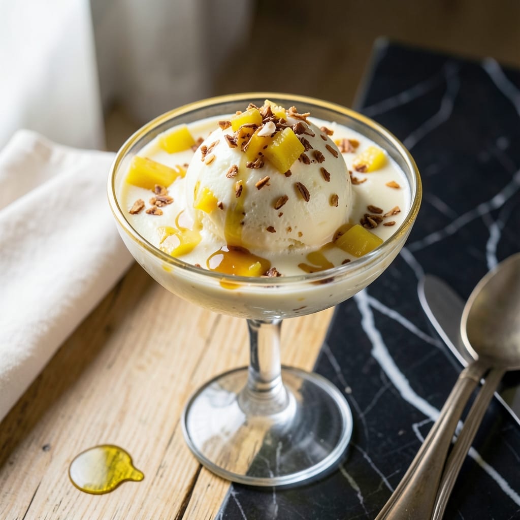 Piña Colada Ice Cream Recipe With Eggs: Tropical Creaminess in a Frozen Treat