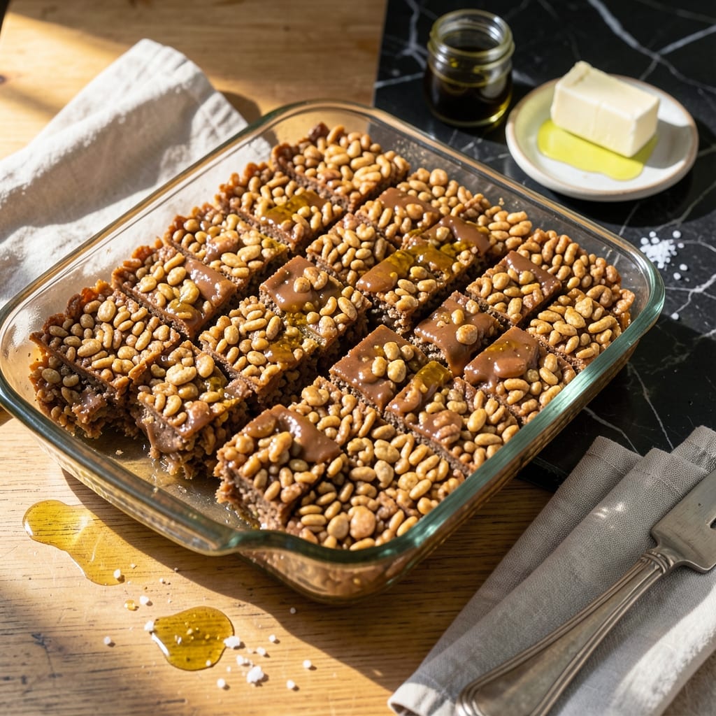 Peanut Butter Rice Krispies Recipe Without Marshmallows: Honey-Sweetened Crunch Peanut Butter Rice Krispies Recipe Without Marshmallows: Honey-Sweetened Crunch