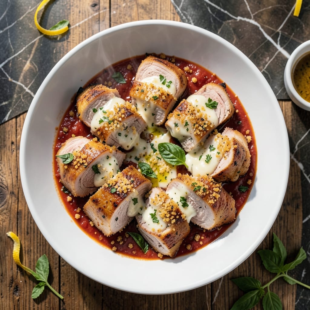 Pork Braciole Recipe in Oven: Italian Stuffed Beef Rolls With Melty Cheese Pork Braciole Recipe in Oven: Italian Stuffed Beef Rolls With Melty Cheese