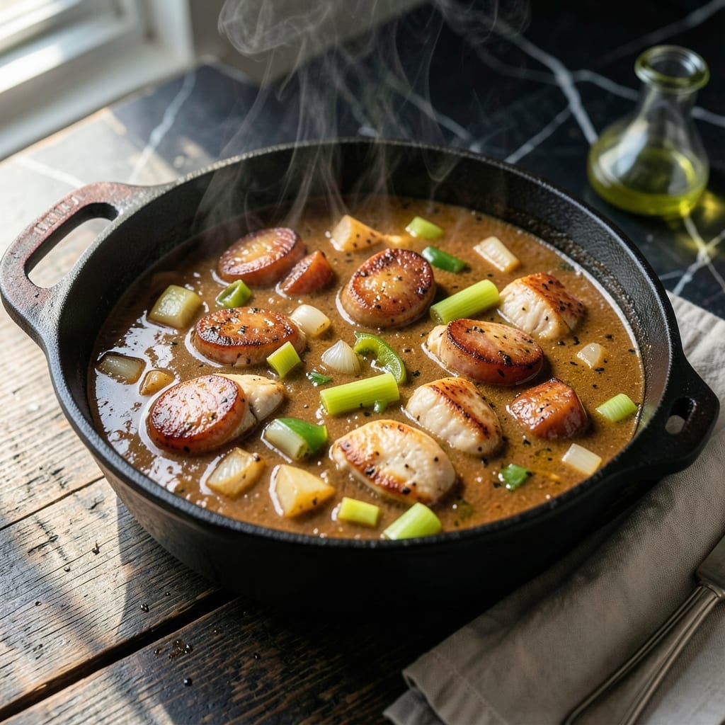 Emeril Gumbo Recipe: Cajun-Spiced Roux-Based Stew
