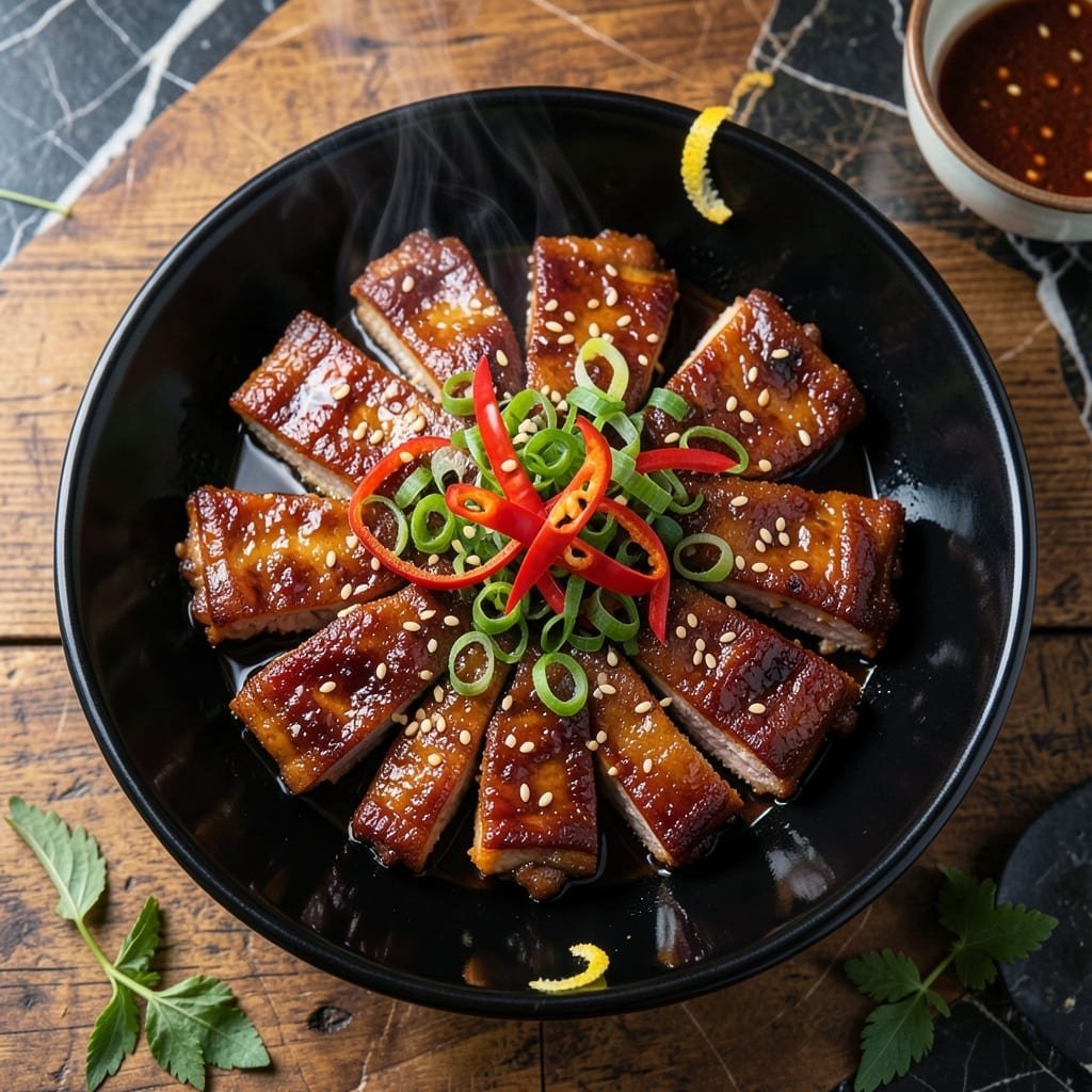 Pork Ribs Recipe Chinese Style: Sticky Hoisin Glaze With Five Spice Aroma Pork Ribs Recipe Chinese Style: Sticky Hoisin Glaze With Five Spice Aroma
