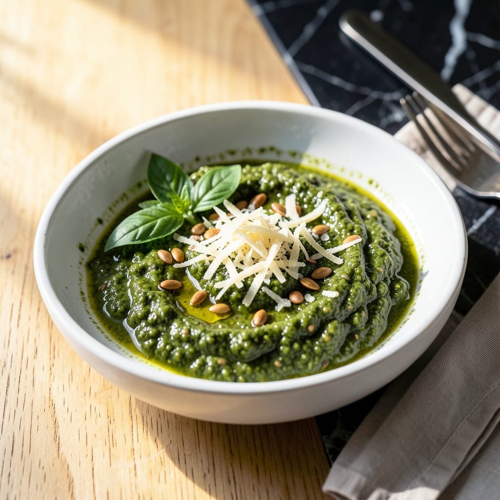 Pesto Recipe Without Nuts: Fresh Basil Brilliance With Seed Swap Pesto Recipe Without Nuts: Fresh Basil Brilliance With Seed Swap