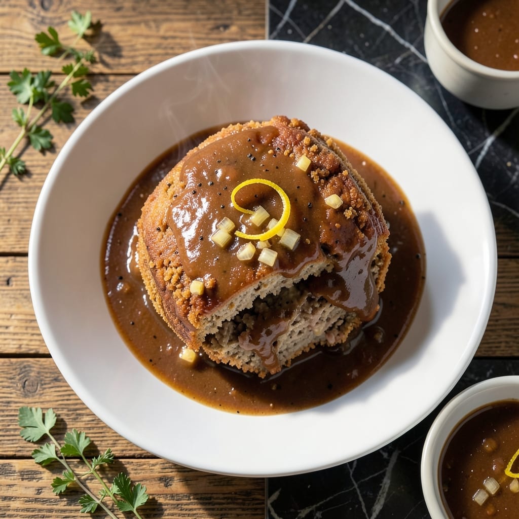 Recipe For Meatloaf With Brown Gravy: Homestyle Classic With Rich Savory Sauce
