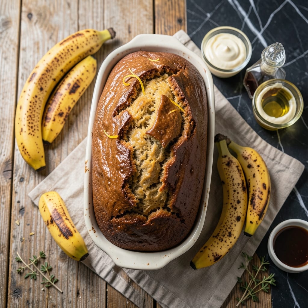 Banana Bread Recipe With Mayo: Secret Ingredient for Ultra Moist Texture