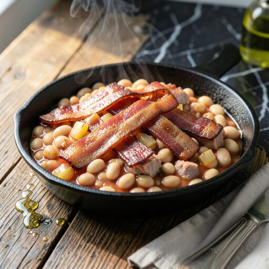 Pork and Beans Recipe With Bacon: Smoky One-Pot Comfort Food Pork and Beans Recipe With Bacon: Smoky One-Pot Comfort Food