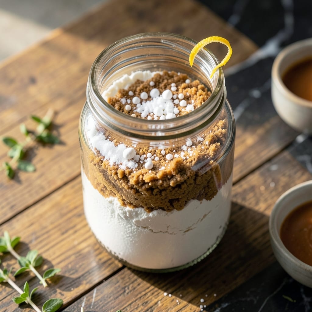 Recipe for Cookies in a Jar: Layered Mix for Homemade Gifts