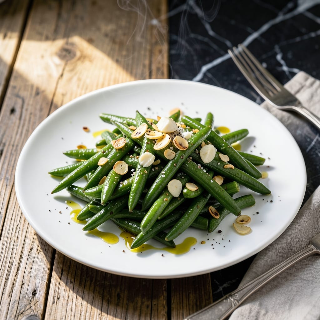 Recipe Club Green Beans: Garlicky Sauté with Crisp-Tender Bite Recipe Club Green Beans: Garlicky Sauté with Crisp-Tender Bite