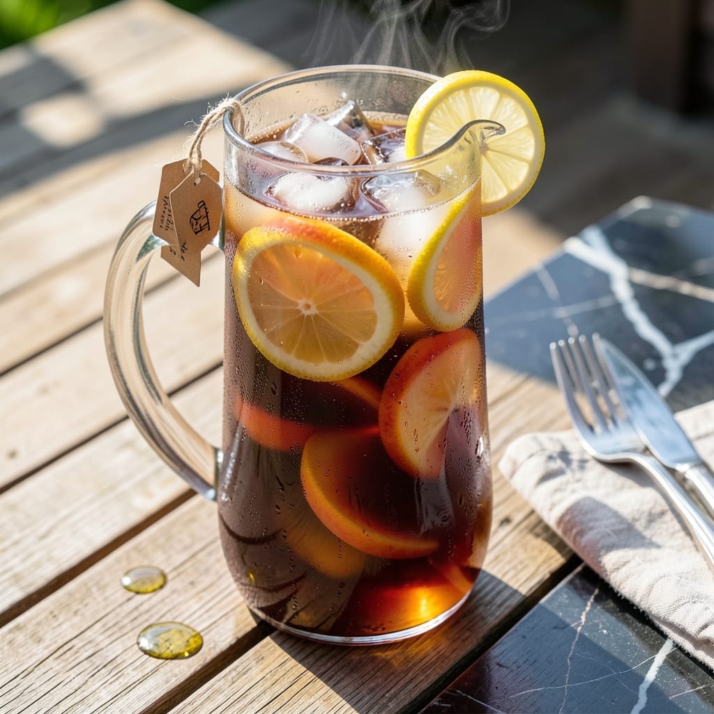 Peach Iced Tea Recipe With Tea Bags: Refreshing Summer Sip in Minutes