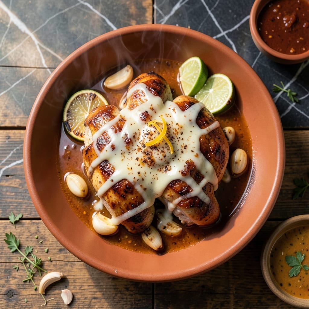 Pollo Loco Recipe With Cheese: Spicy Citrus Chicken With Melty Toppings Pollo Loco Recipe With Cheese: Spicy Citrus Chicken With Melty Toppings