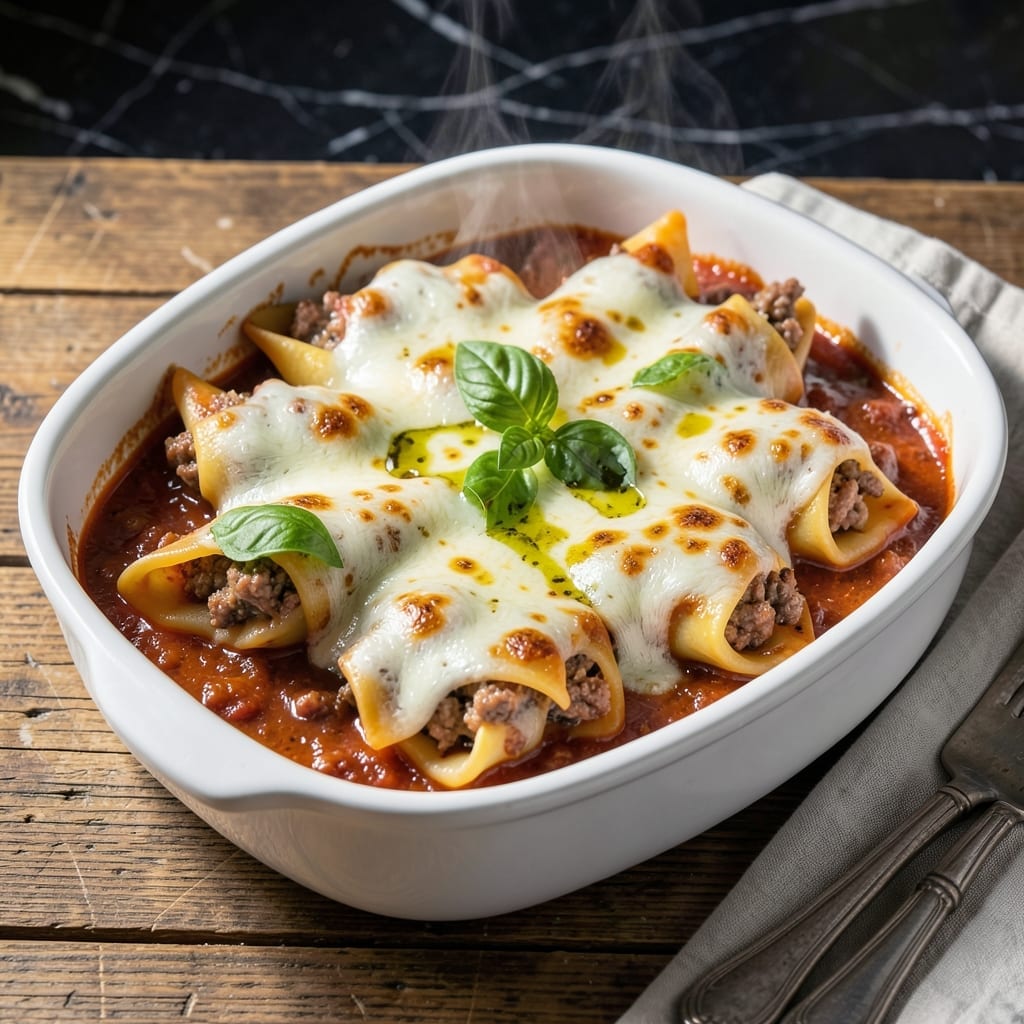 Stuffed Shells Recipe With Meat: Cheesy Pasta Packed With Savory Filling Stuffed Shells Recipe With Meat: Cheesy Pasta Packed With Savory Filling