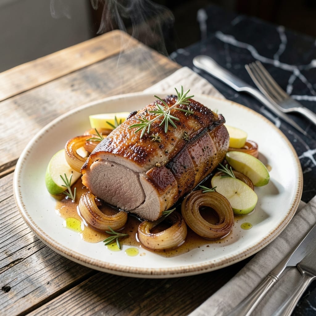 Pork Roast Recipe With Apples and Onions: Sweet and Savory Slow-Cooked Comfort