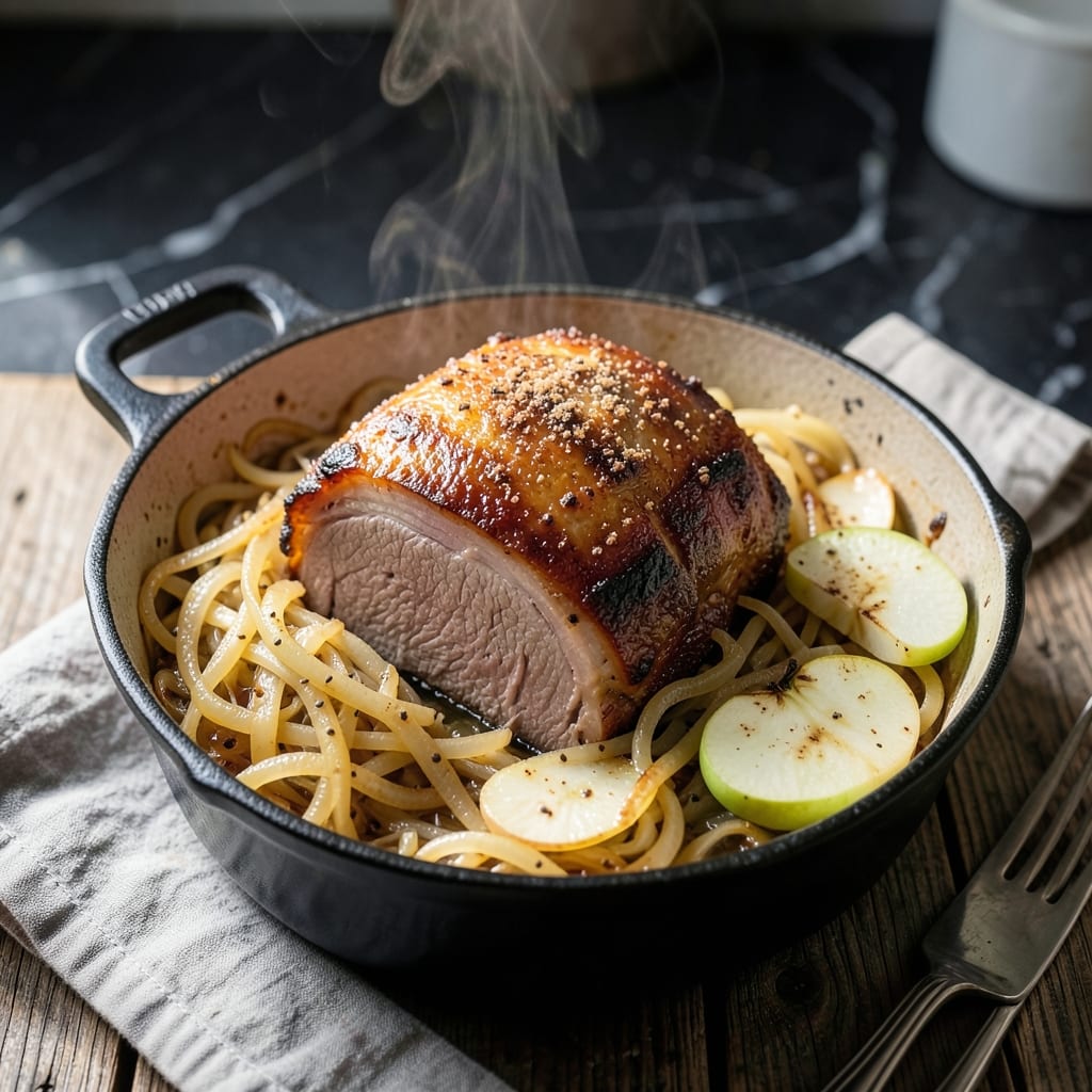 Pork Shoulder and Sauerkraut Recipe in Oven: Slow-Roasted German Tradition Pork Shoulder and Sauerkraut Recipe in Oven: Slow-Roasted German Tradition