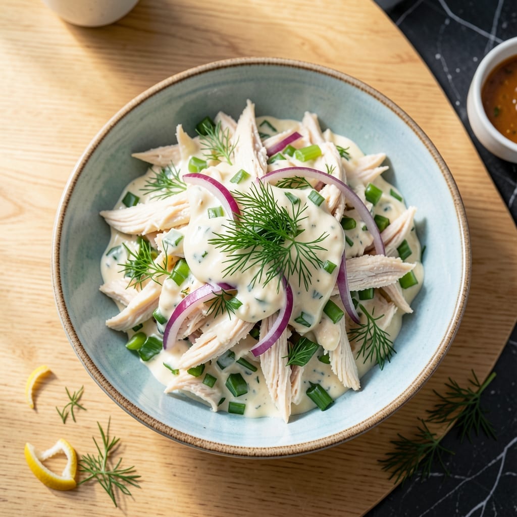 Chicken Salad Recipe Ranch: Creamy Herb-Infused Crunch in Every Bite