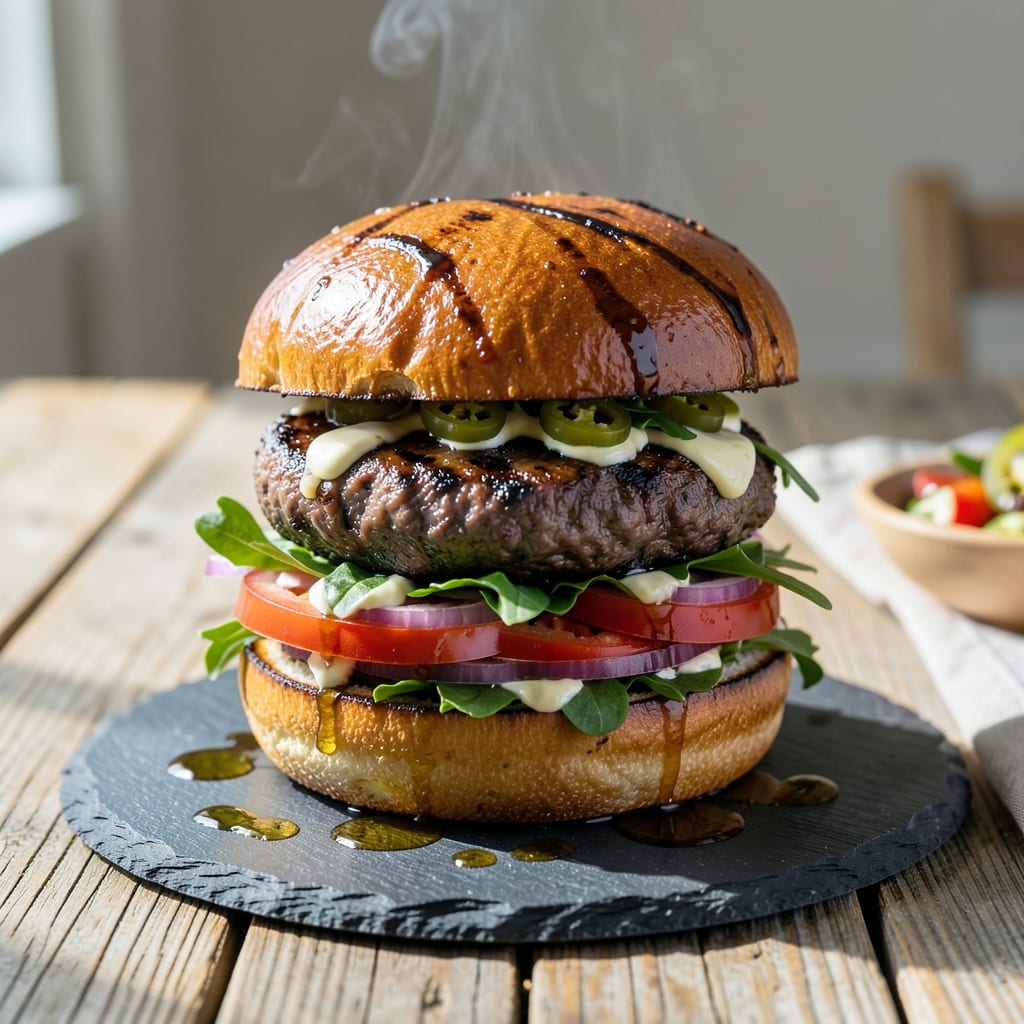 Portobello Mushroom Burger Recipe Vegan: Meat-Free Umami With Grilled Depth