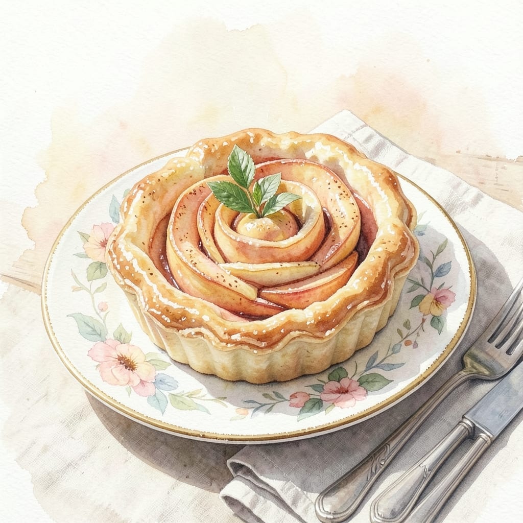 Apple Rose Tart Recipe Puff Pastry: Elegant Swirls With Caramelized Apples Apple Rose Tart Recipe Puff Pastry: Elegant Swirls With Caramelized Apples