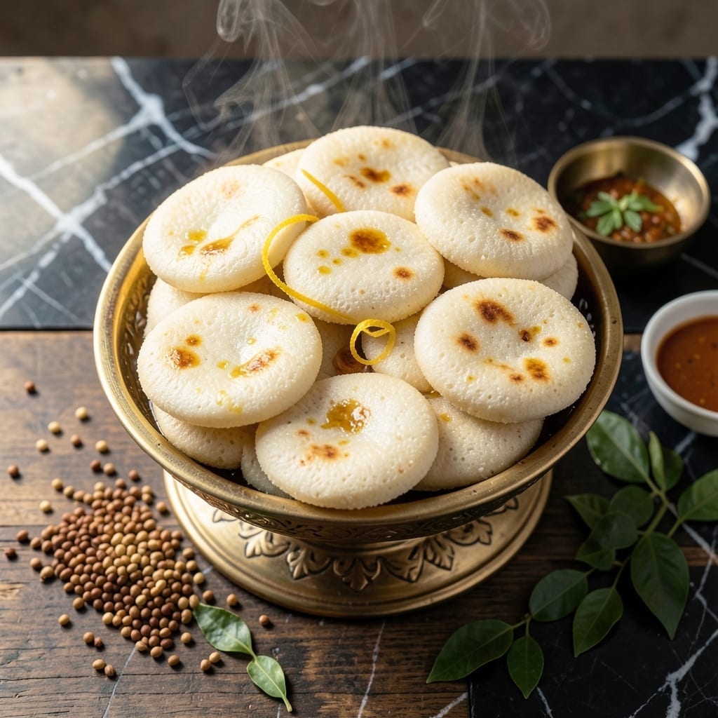 Recipe For Sooji Idli: Fluffy Semolina Steamed Delight Recipe For Sooji Idli: Fluffy Semolina Steamed Delight