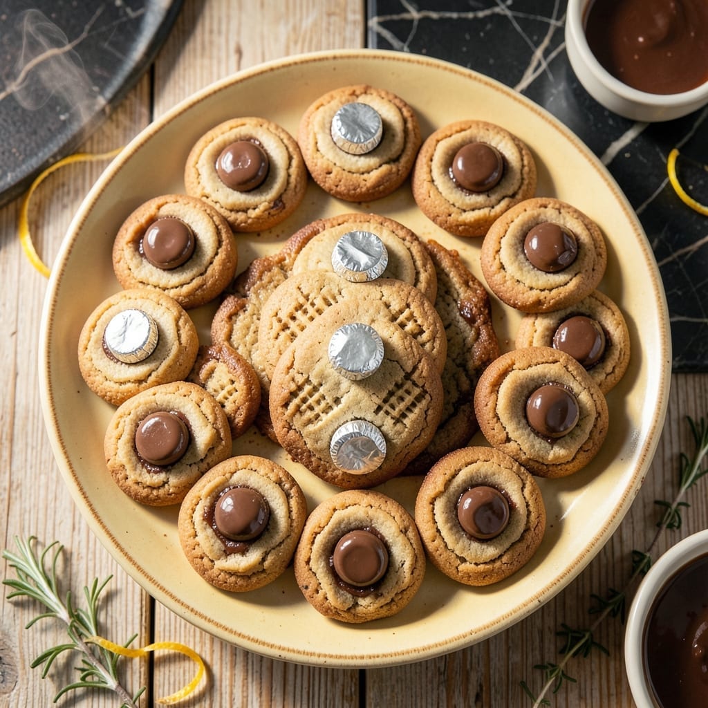 Peanut Butter Thumbprint Cookie Recipe With Hershey Kisses: Chocolate-Kissed Holiday Treats
