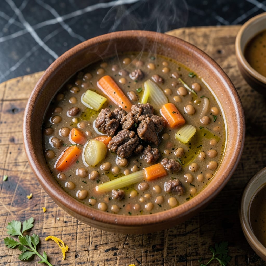 Lentil Soup Recipe With Meat: Hearty Protein-Packed Bowl Lentil Soup Recipe With Meat: Hearty Protein-Packed Bowl
