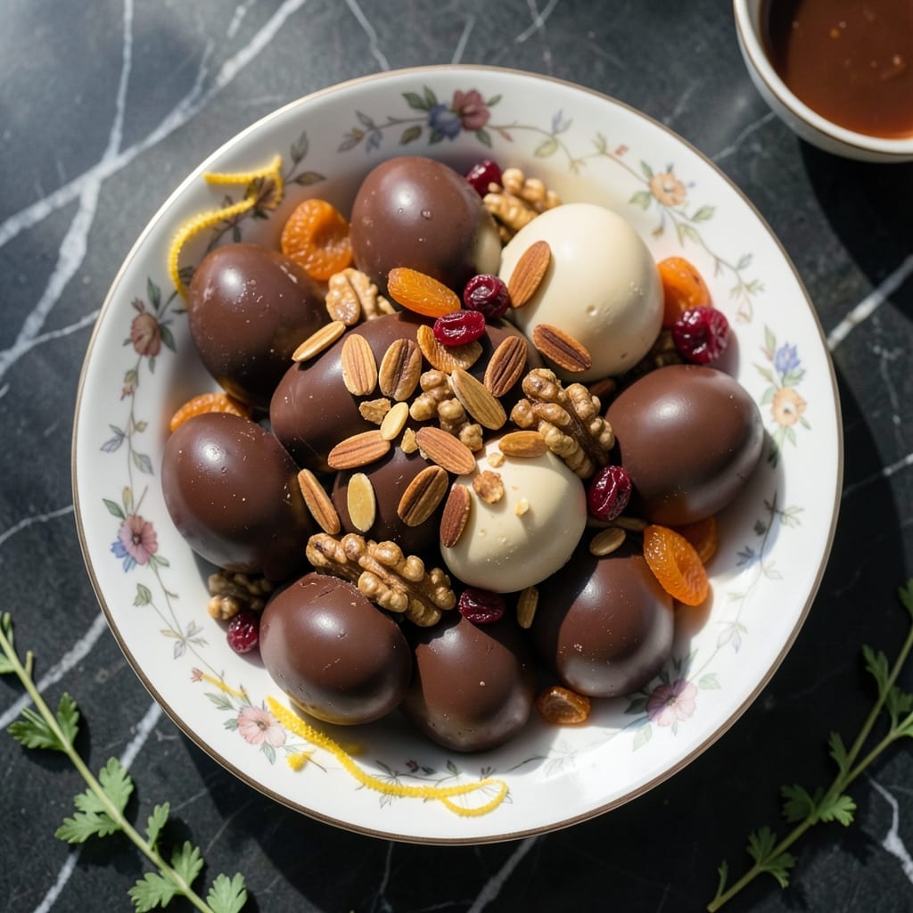 Fruit and Nut Easter Egg Recipe: Chocolate-Covered Festive Treats