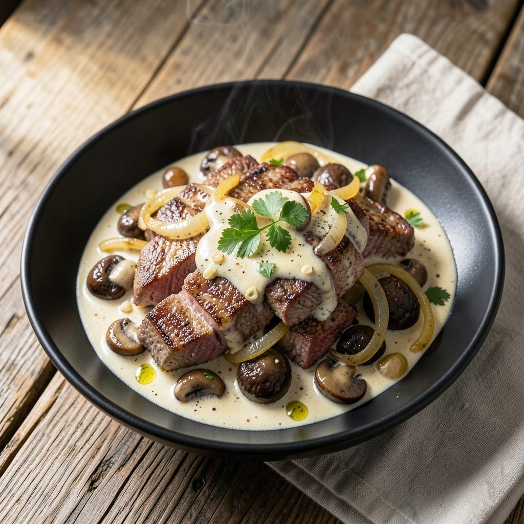 Steak Stroganoff Recipe Easy: Weeknight Creamy Beef with Mushrooms Steak Stroganoff Recipe Easy: Weeknight Creamy Beef with Mushrooms