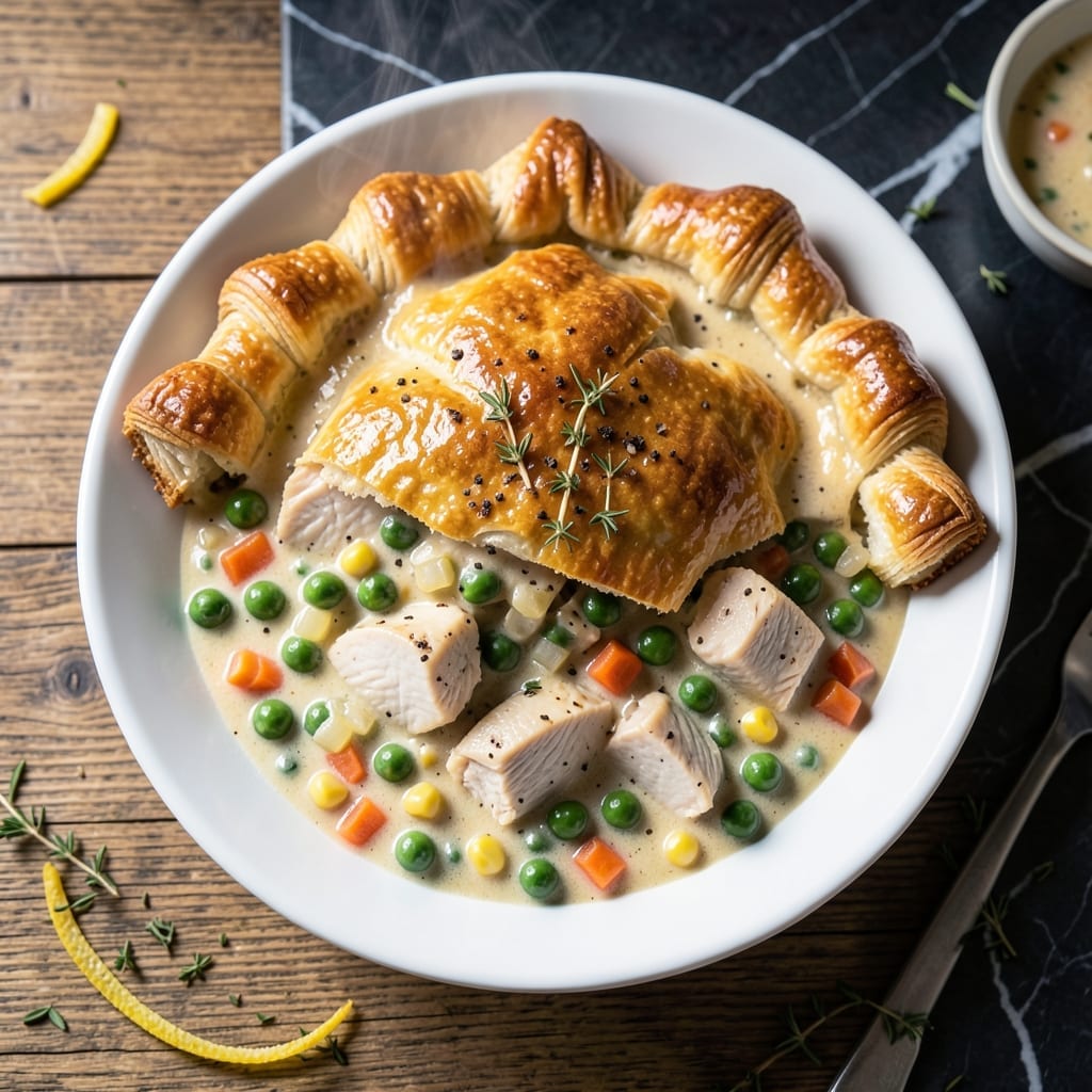 Pot Pie Recipe Using Cream of Chicken Soup: Flaky Crust With Savory Creamy Filling Pot Pie Recipe Using Cream of Chicken Soup: Flaky Crust With Savory Creamy Filling