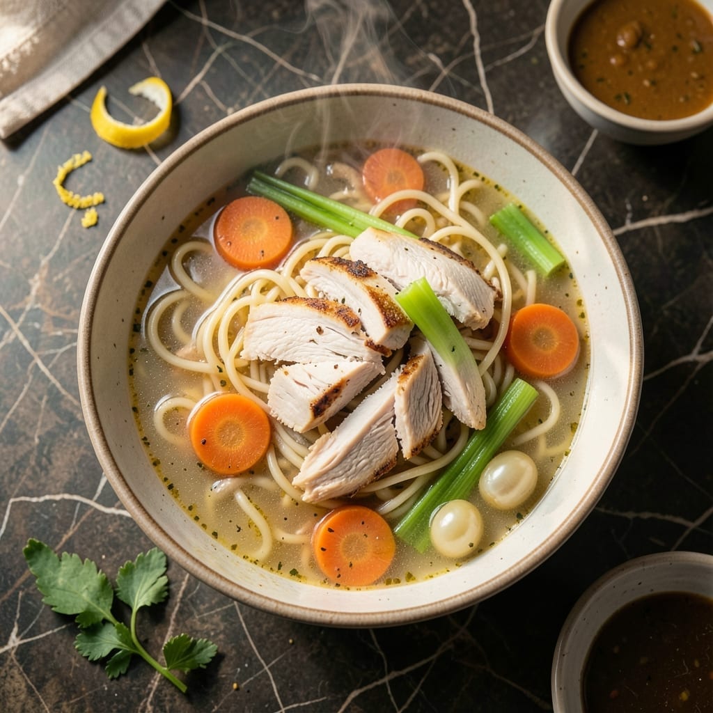Recipe For Homemade Noodles For Chicken Noodle Soup: Egg-Rich Ribbons for Hearty Broth Recipe For Homemade Noodles For Chicken Noodle Soup: Egg-Rich Ribbons for Hearty Broth