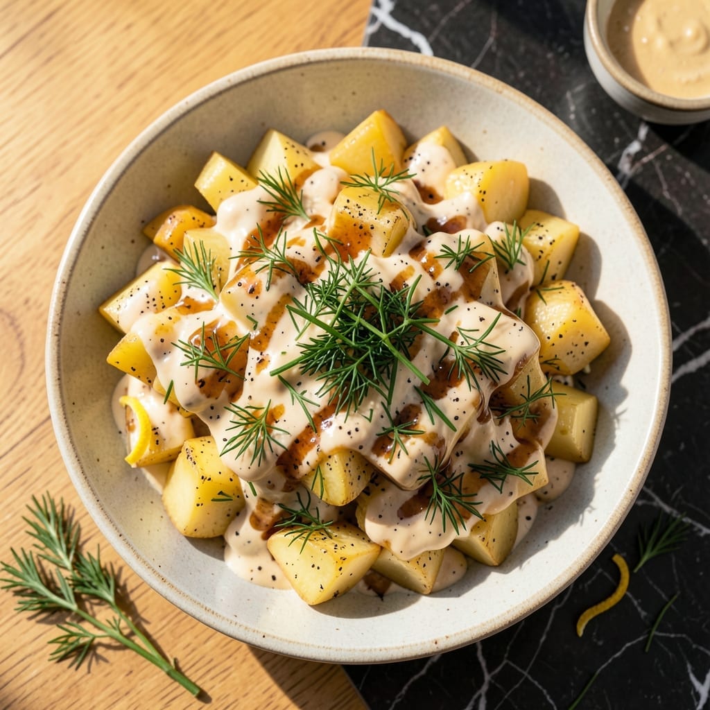 Potato Salad Recipe No Egg: Creamy Dill and Mustard Twist