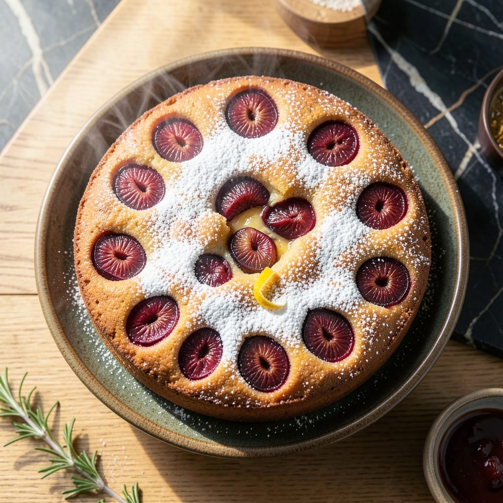 Plum Cake Recipe With Rum: Boozy Sweetness in a Moist Crumb