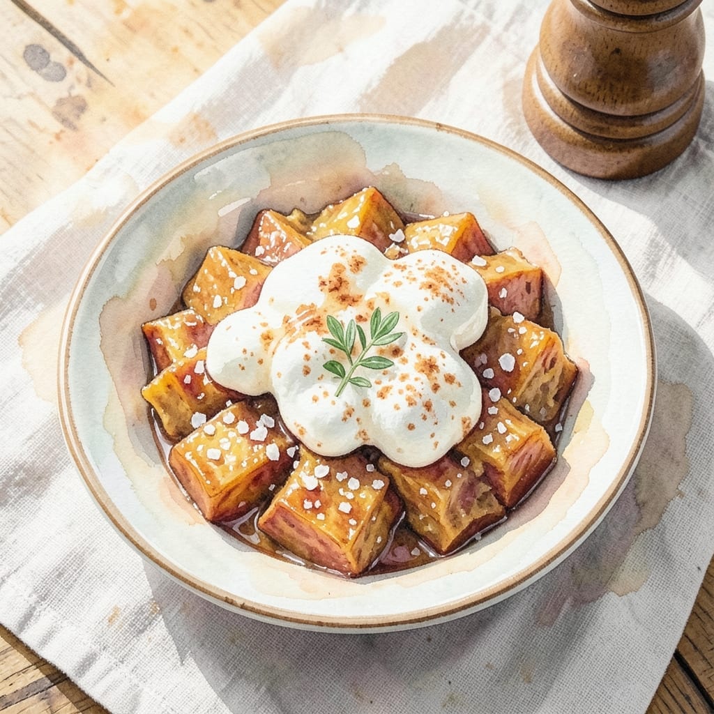 Candied Sweet Potato Casserole Recipe With Marshmallows: Golden Topping Over Spiced Sweetness Candied Sweet Potato Casserole Recipe With Marshmallows: Golden Topping Over Spiced Sweetness