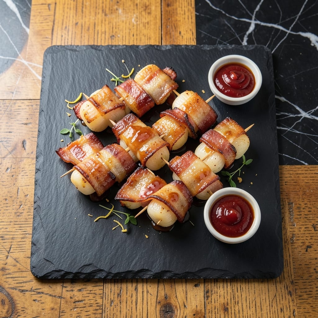 Recipe for Rumaki: Crispy Bacon-Wrapped Water Chestnut Bites