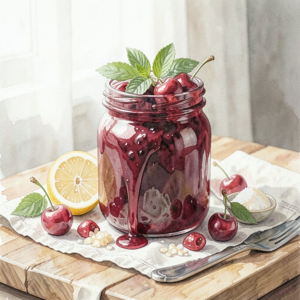 Tart Cherry Jam Recipe With Pectin: Bold Sweet-Tart Spread for Toast