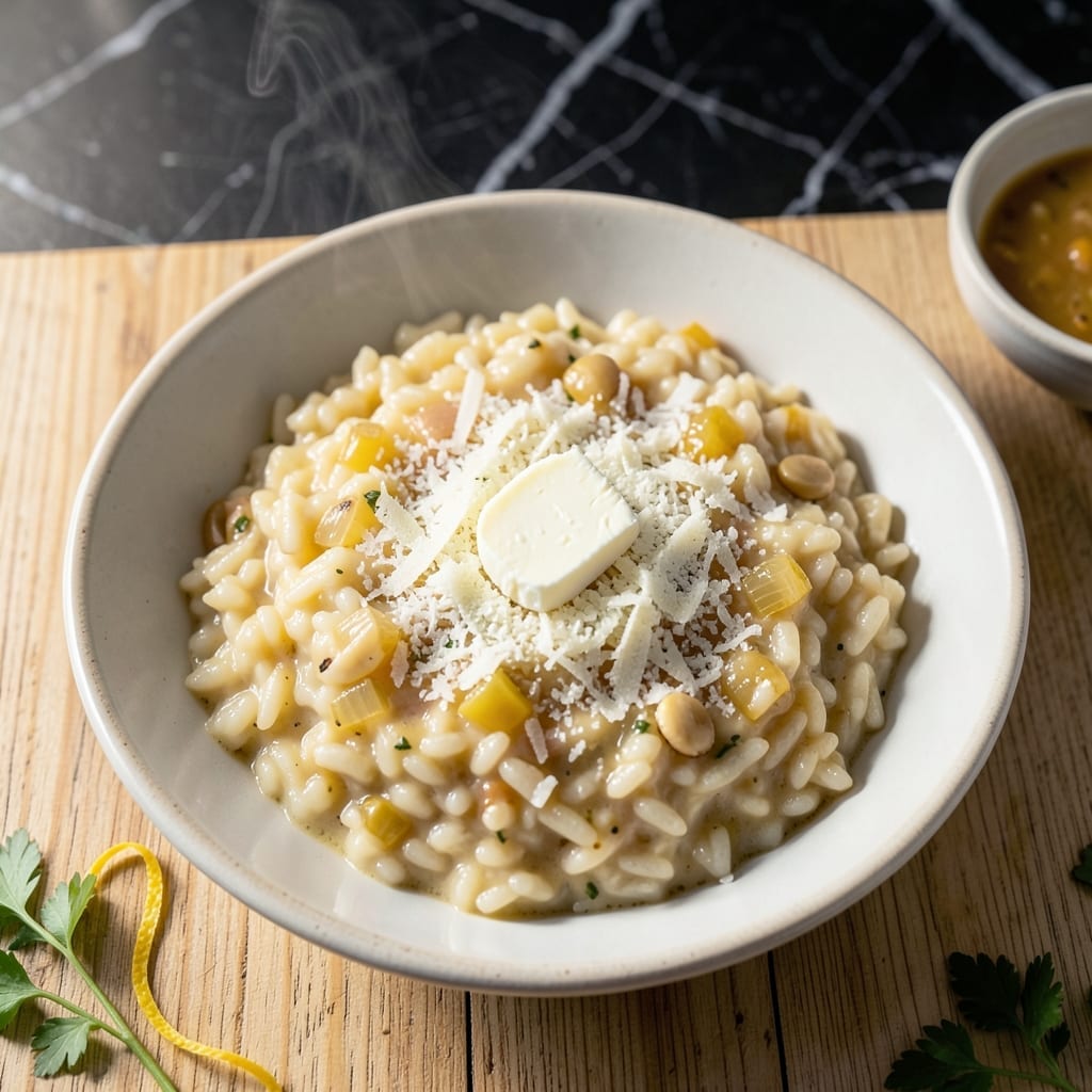 Simple Risotto Recipe No Wine: Creamy Arborio With Broth Infusion Simple Risotto Recipe No Wine: Creamy Arborio With Broth Infusion