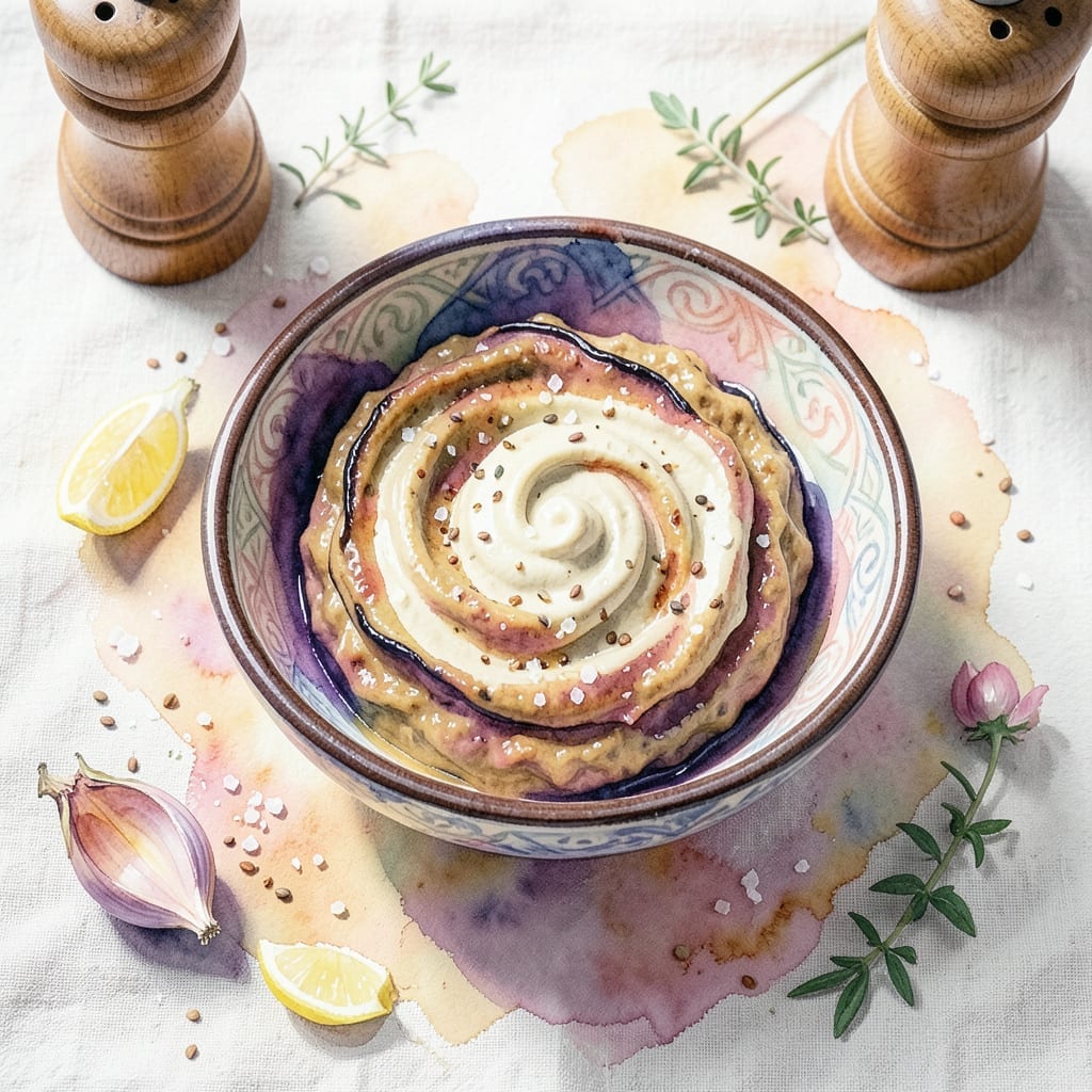 Baba Ganoush Recipe Lebanese: Smoky Eggplant Dip With Tahini Swirl Baba Ganoush Recipe Lebanese: Smoky Eggplant Dip With Tahini Swirl