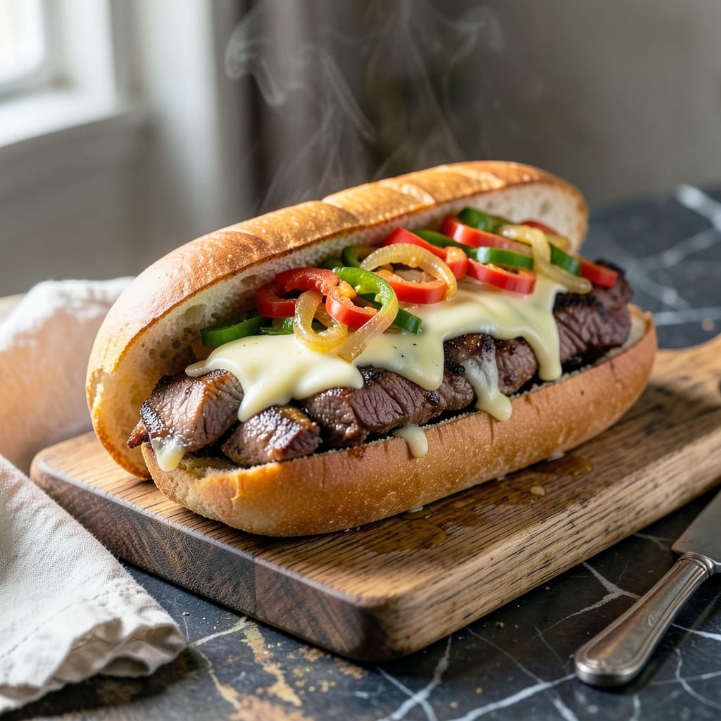 Joanna Gaines' Philly Cheesesteak Recipe: Melted Provolone and Caramelized Onions Joanna Gaines' Philly Cheesesteak Recipe: Melted Provolone and Caramelized Onions