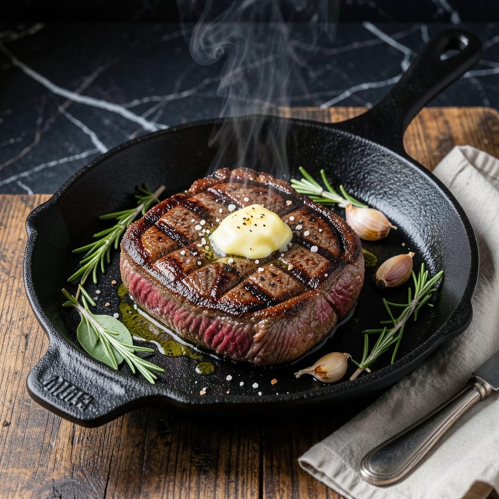 Porterhouse Steak Recipe Cast Iron: Perfectly Charred with Buttery Finish Porterhouse Steak Recipe Cast Iron: Perfectly Charred with Buttery Finish
