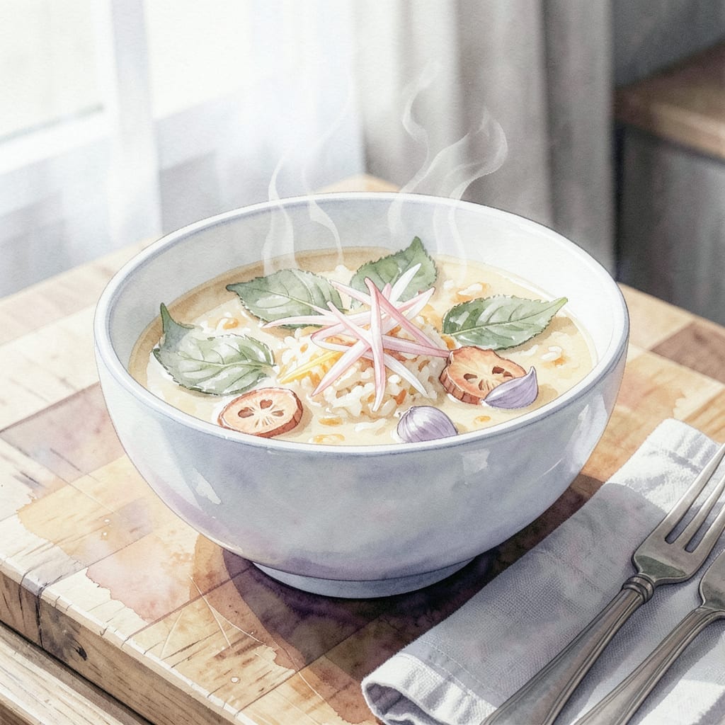 Congee Recipe Made With Lau: Chinese-Style Rice Porridge Comfort