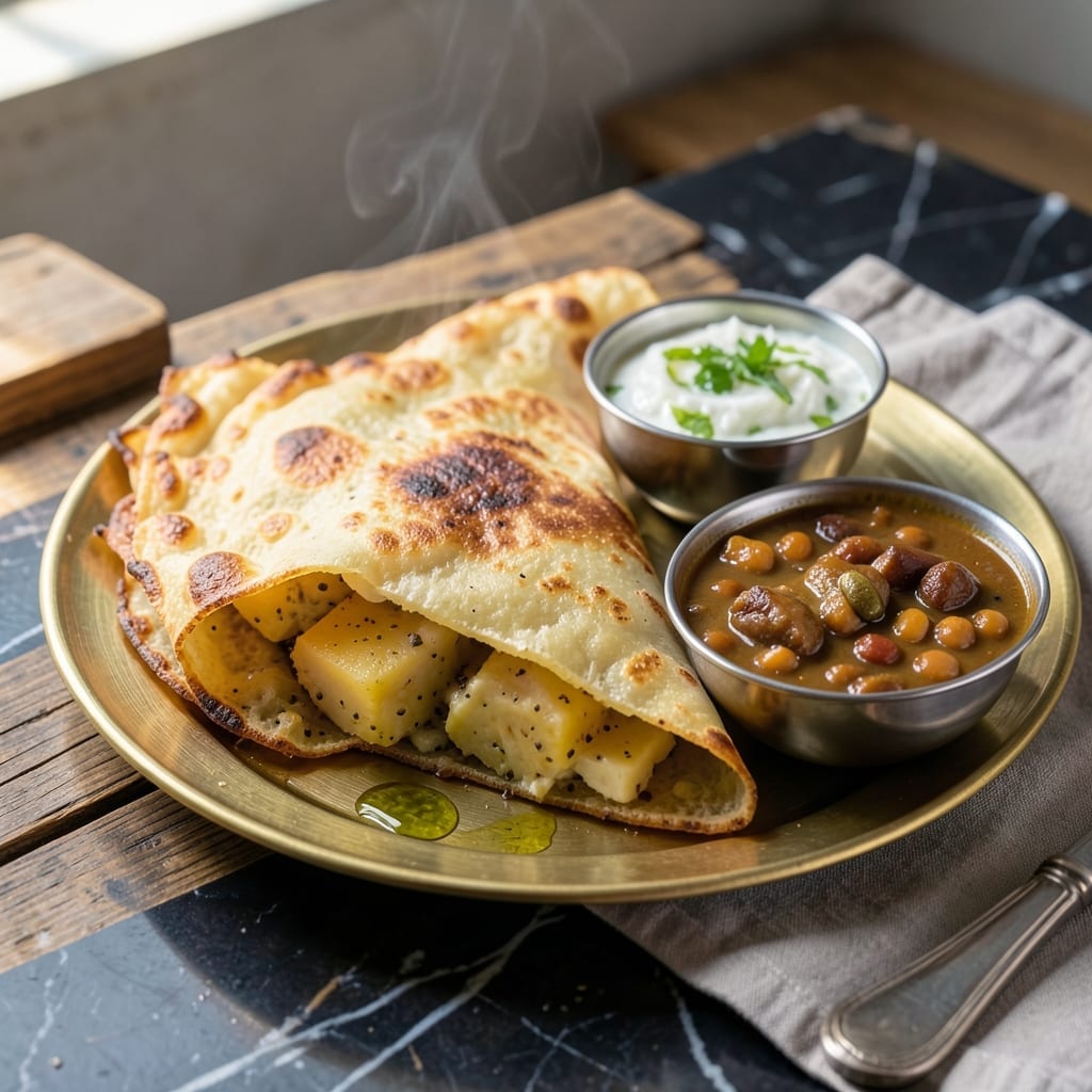 Recipe to Make Masala Dosa: Crispy Shell With Spiced Potato Filling Recipe to Make Masala Dosa: Crispy Shell With Spiced Potato Filling