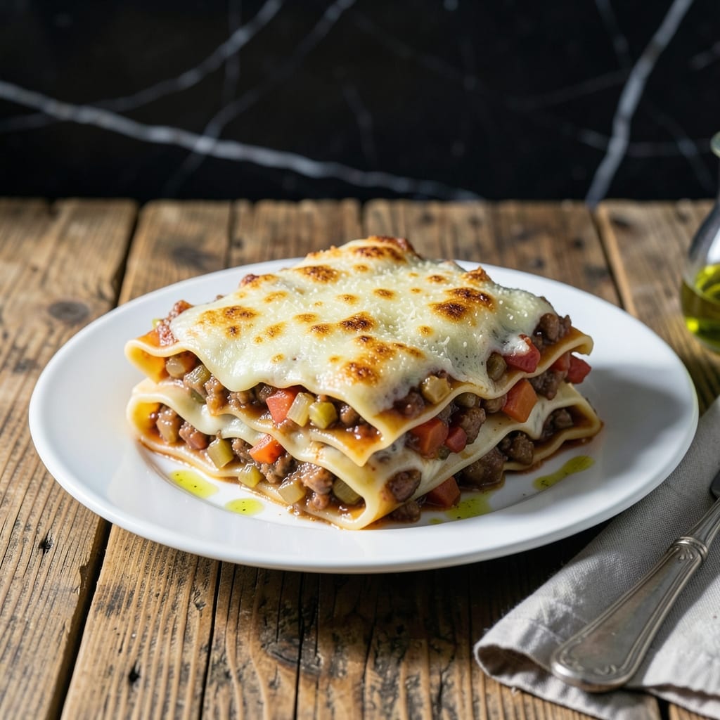 Pork Lasagna Recipe Jamie Oliver: Layers of Rich Bolognese and Creamy Bechamel