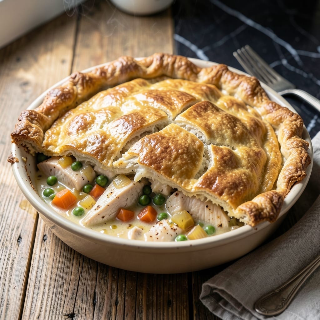 Pot Pie Recipe Using Bisquick: Fluffy Topping Over Savory Filling Pot Pie Recipe Using Bisquick: Fluffy Topping Over Savory Filling