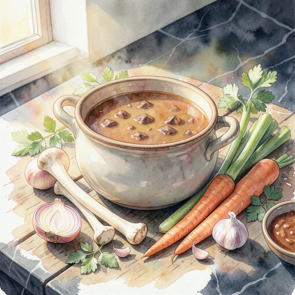 Recipe Beef Stock: Rich Simmered Depth for Sauces