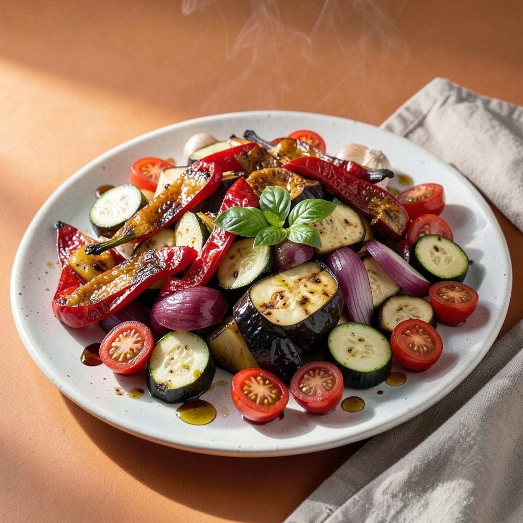 Roasted Mediterranean Vegetables Recipe Jamie Oliver: Charred and Caramelized Garden Medley