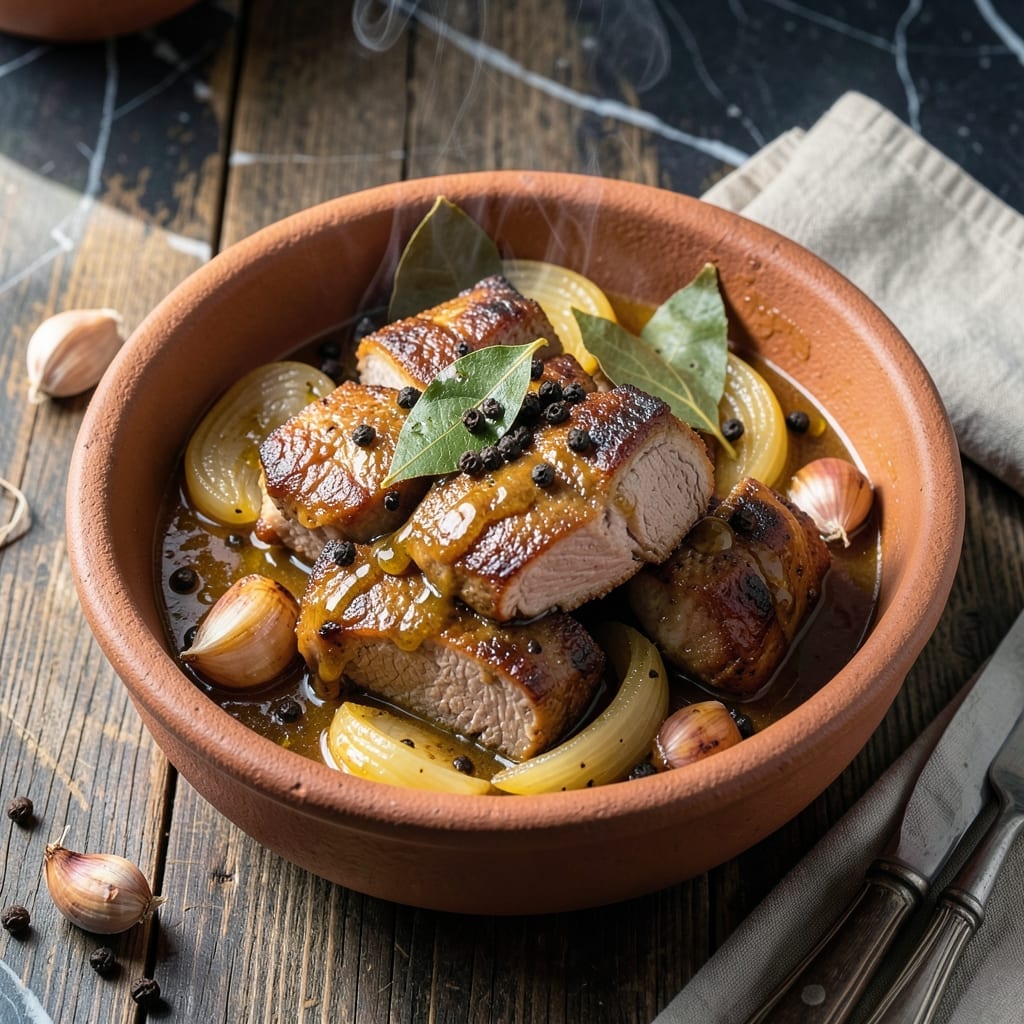 Pork Lauya Recipe Ingredients: Simmered in Savory Soy-Garlic Broth Pork Lauya Recipe Ingredients: Simmered in Savory Soy-Garlic Broth